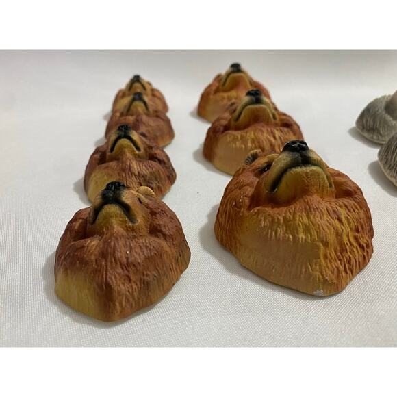 Brown Chow Chow, Sheep Dog, Cocker Spaniel, Dachsund: 18 Resin Magnet LOT - Picture 9 of 12